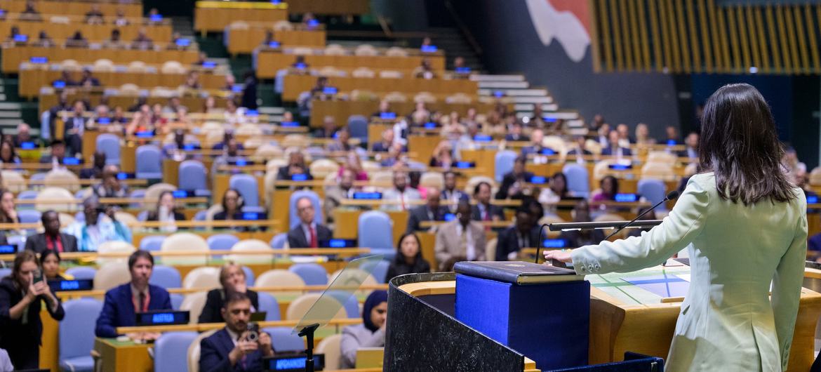No ordinary session': Baerbock opens UN General Assembly with call for  courage and reform | UN News