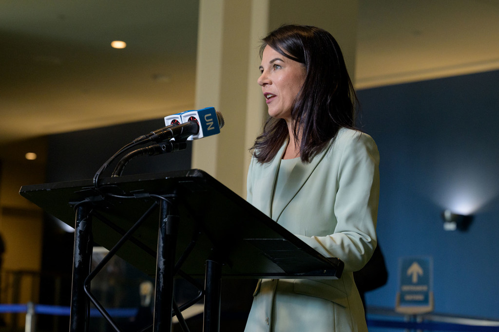 Annalena Baerbock, Rais wa kikao cha 80 cha Baraza Kuu. (Maktaba)