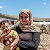 Displaced Yazidi families on Mount Sinjar, an area of Iraq with a deeply troubling recent past.  (file)