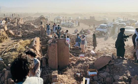 The earthquake in western Afghanistan has destroyed a vast number of homes.