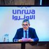 Philippe Lazzarini (à l'écran), Commissaire général de l'Office de secours et de travaux des Nations Unies pour les réfugiés de Palestine dans le Proche-Orient (UNRWA), informe le Conseil de sécurité de la situation au Moyen-Orient, y compris de la quest…