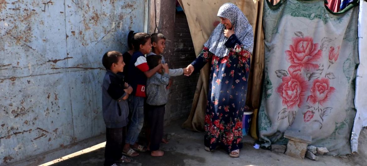 A população da Faixa de Gaza expressou a sua alegria com o anúncio de um cessar-fogo A população da Faixa de Gaza expressou a sua alegria com o anúncio de um cessar-fogo