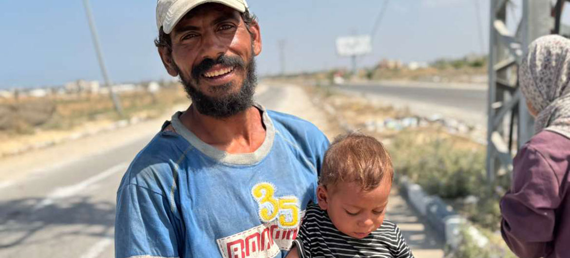 Los palestinos de Gaza muestran alivio tras el alto el fuego.