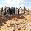 At a landfill site in Tarhunah, Libya, over 50 bodies have been identified across a number of mass graves. (file)