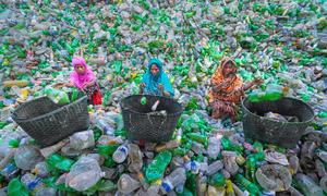 The production, use, and disposal of plastic creates significant greenhouse gas emissions that cause climate change