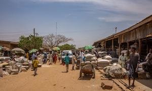 A food market in northern Nigeria.