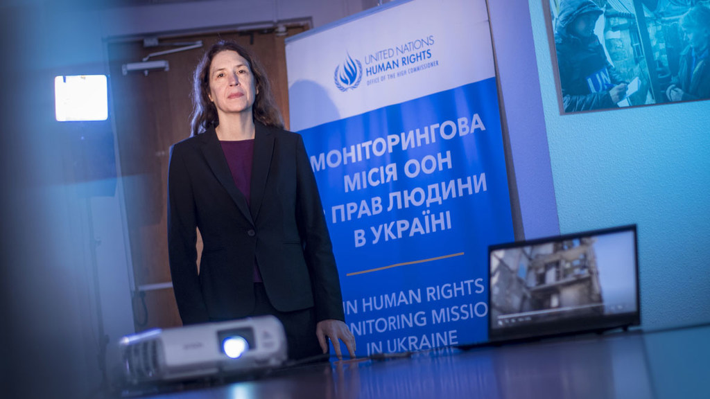 联合国乌克兰人权j监测团负责人玛蒂尔达·博格纳。