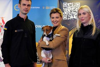 Хозяин Патрона – руководитель группы пиротехнических работ ГСЧС в Черниговской области Михаил Илиев. 