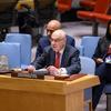 Vladimir Voronkov, Under-Secretary-General of the UN Office of Counter-Terrorism, briefs Security Council members on threats to international peace and security caused by terrorist acts.