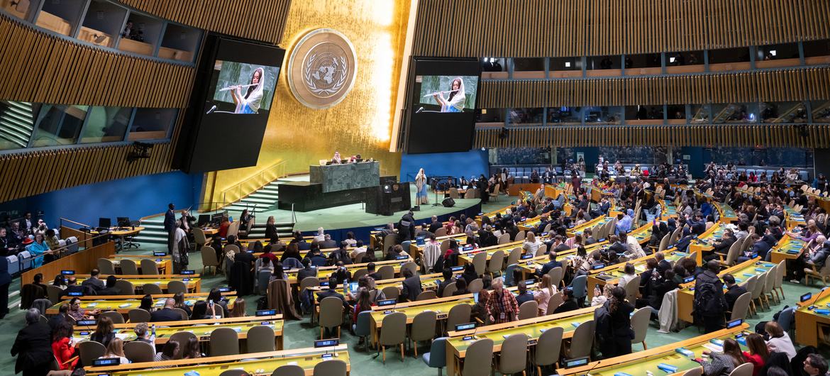 The 69th session of the Commission on Status of Women opens in the UN General Assembly Hall in New York. The 69th session of the Commission on Status of Women opens in the UN General Assembly Hall in New York.