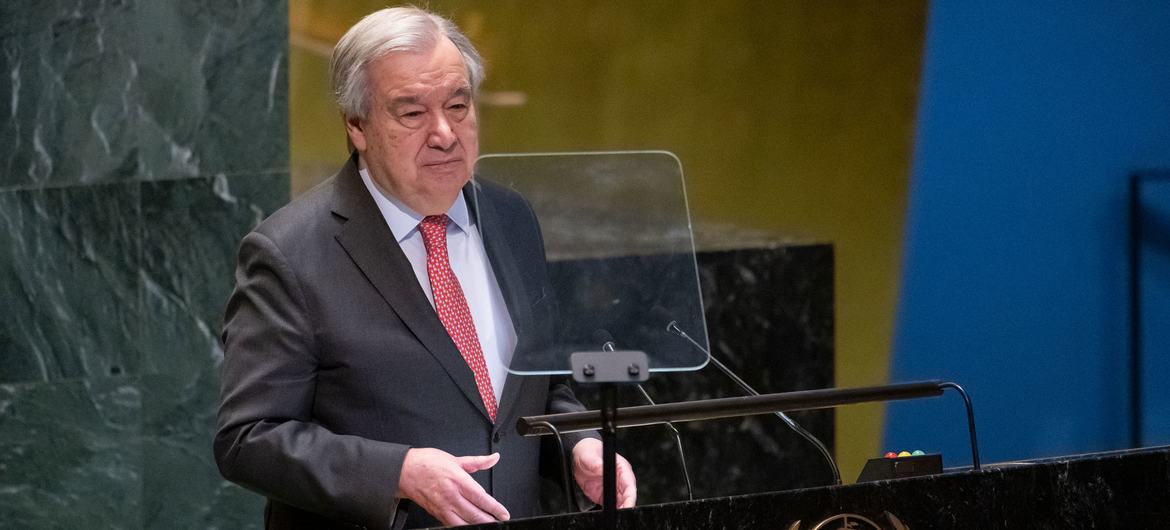 UN General Secretary Antonio Guterres is addressing the 69th session of CSW.