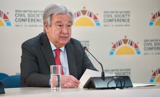 In Nairobi, Guterres reiterates appeal for end to Gaza war