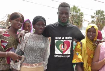Os senegaleses celebram o Dia da Língua Portuguesa, em 2021, em Dakar, no Senegal