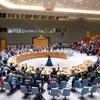 قاعة مجلس الأمن الدولي، الذي يتشكل من 15 عضوا منهم 5 دائمو العضوية يتمتعون بحق النقض (الفيتو)