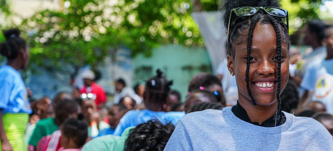 Haitian youth cited education as a key factor in creating lasting change in their country.