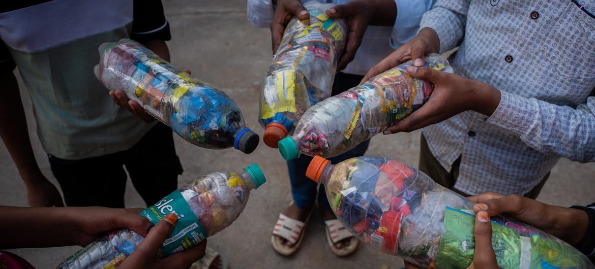 Bal Sabha members have also launched a campaign against plastic pollution. Bal Sabha members have also launched a campaign against plastic pollution.
