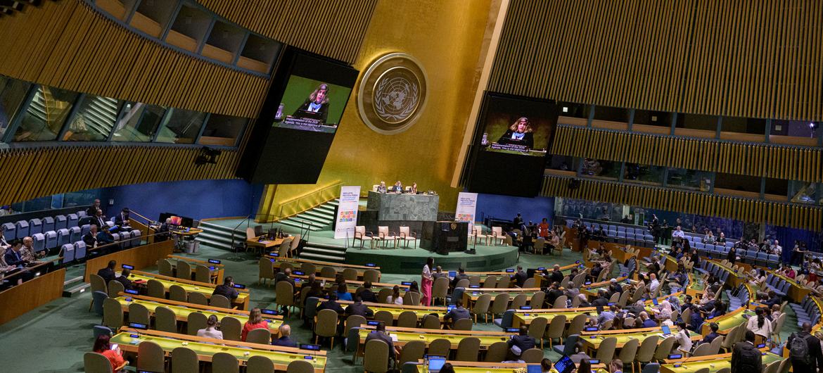 经社理事会可持续发展高级别政治论坛在纽约联合国总部举行。