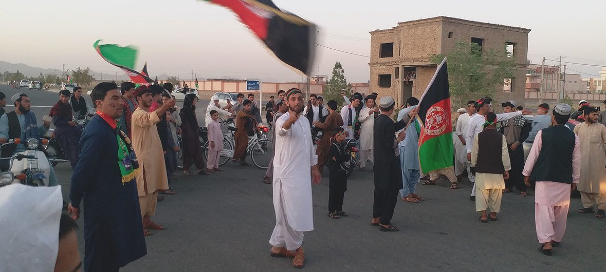 The 100th anniversary of Afghanistan’s independence was celebrated in Kandahar and across the country in August 2019. (file)