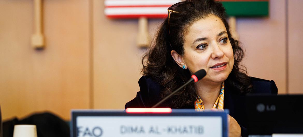 A diretora do Escritório das Nações Unidas para Cooperação Sul-Sul, Unossc, Dima Al-Khatib 