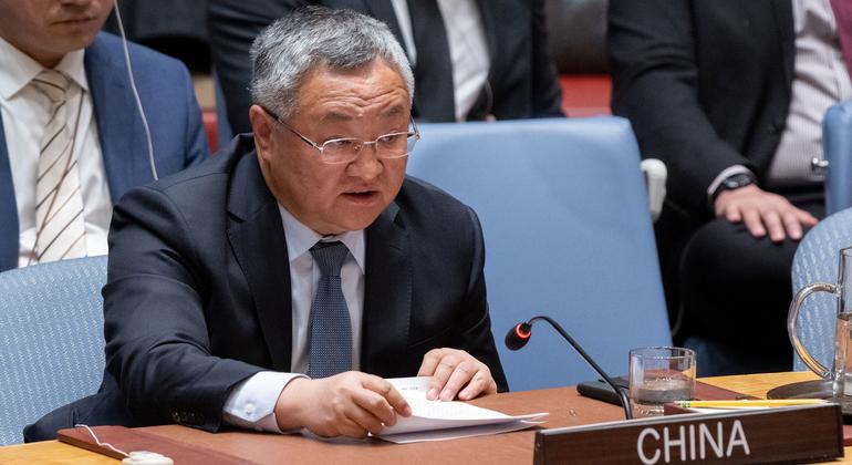 中国常驻联合国代表傅聪。