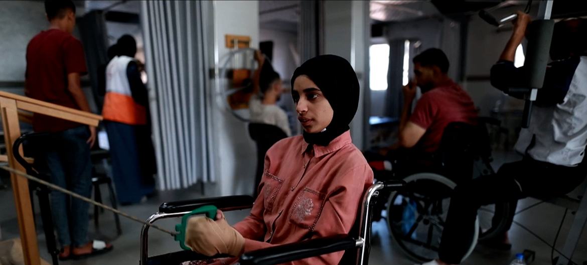 Departamento de Rehabilitación Médica del Hospital Al Amal - Media Luna Roja Palestina, Khan Younis, Gaza