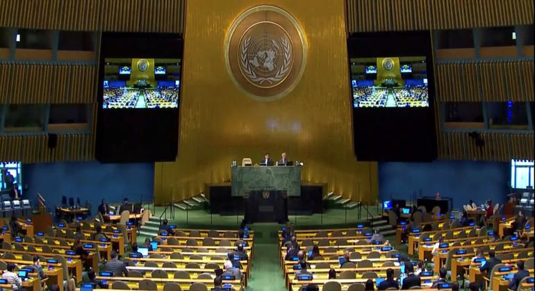 Assembleia Geral reitera que é importante atingir uma paz duradoura