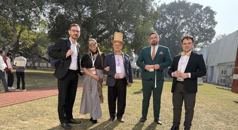 नई दिल्ली के लाल किले में आयोजित ICH सत्र में पोलैंड के प्रतिनिधि.