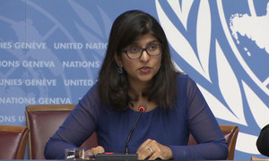 Spokesperson for the UN High Commissioner for Human Rights:  Ravina Shamdasani (file)