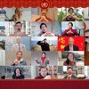 2021年新春，在世界各地联合国各机构工作的中国籍雇员云拜年。