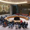 A wide view of the Security Council meeting on cooperation between the UN and regional and subregional organizations in maintaining international peace and security.