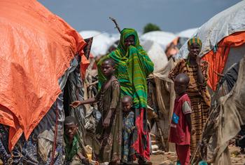 Decenas de miles de personas se han visto obligadas a desplazarse en Somalia.