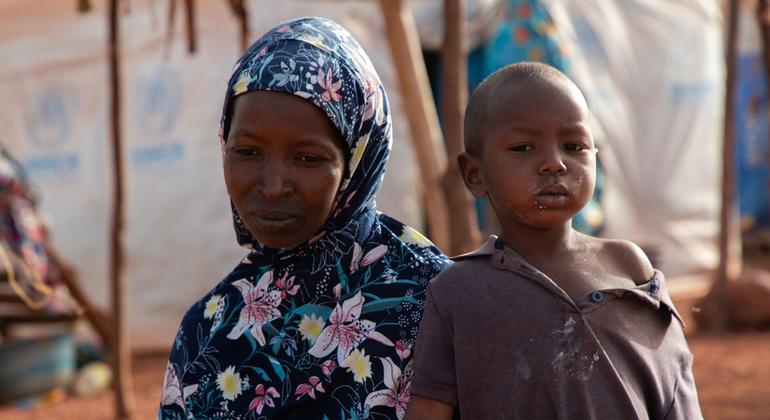 Dicko, mère déplacée sur le site de Sokoura au Mali
