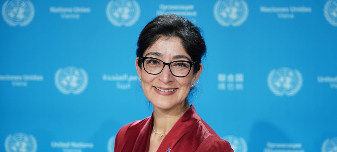 Diretora do Escritório da ONU para Assuntos do Espaço Sideral, Unoosa, Aarti Holla-Maini 