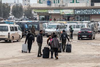 Syrian refugees return home from Türkiye across the Bab Al-Hawa border.