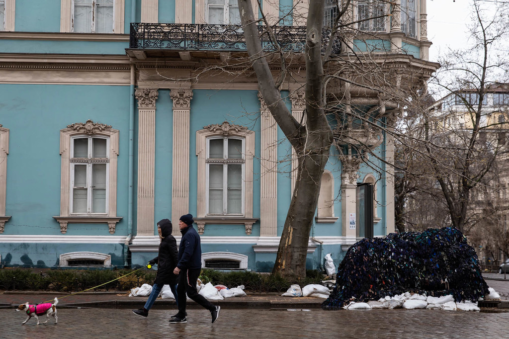 La ville d'Odessa, en Ukraine, est affectée par la guerre.