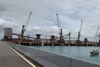 Complejo portuario e industrial de Pecém, Brasil.