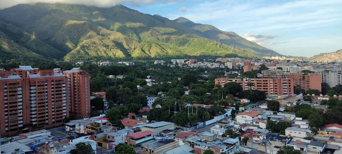 Caracas, the capital city of Venezuela.