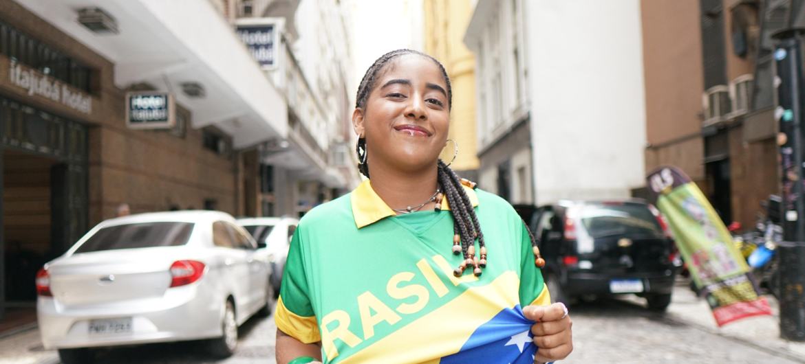 Kijana bingwa wa COP30 Marcele oliveira