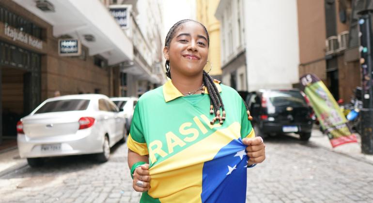 Kijana bingwa wa COP30 Marcele oliveira