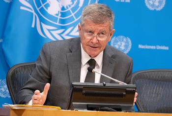 Guy Ryder, Under Secretary-General for Policy and UN lead for the Summit of the Future, briefs reporters on the programme and objectives of the summit.