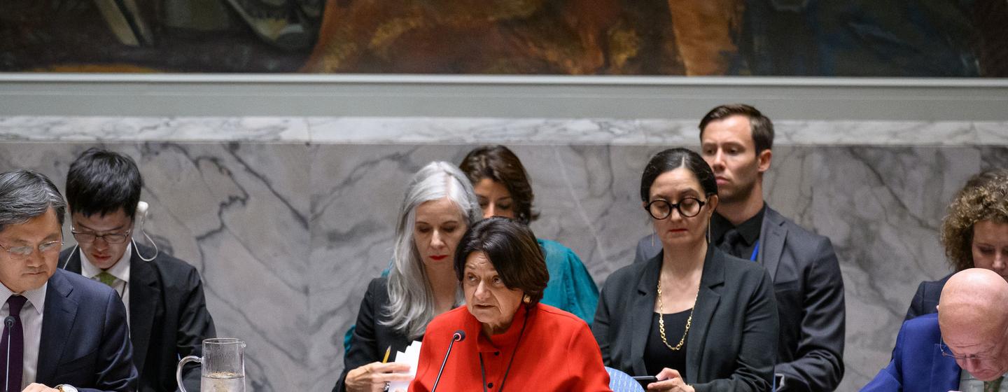 Rosemary DiCarlo destacou ainda a piora da situação na Cisjordânia, incluindo Jerusalém Oriental, e escaladas perigosas em toda a região