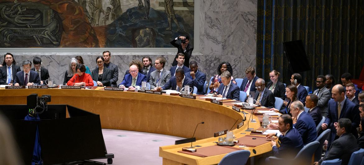 The UN Security Council meets to discuss the situation in the Middle East. The UN Security Council meets to discuss the situation in the Middle East.