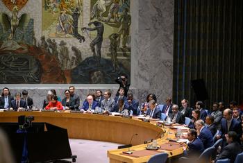 The UN Security Council meets to discuss the situation in the Middle East.