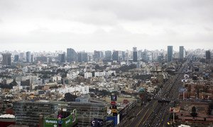 Vista de la ciudad de Lima, la capital de Perú.