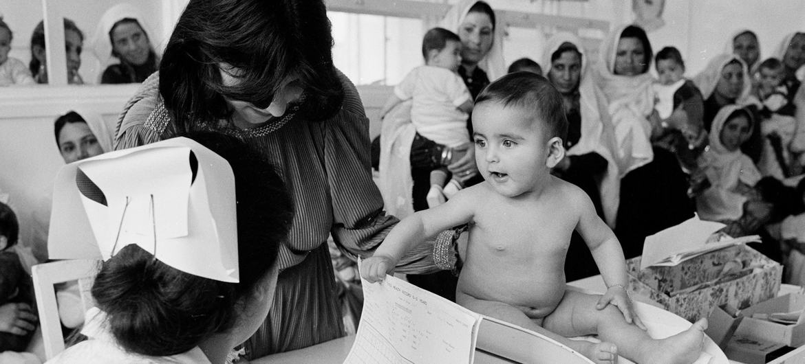 Детская клиника в Газе. 1985 год.