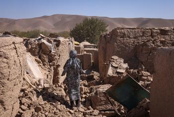 Fundos do Cerf foram usados para apoiar a resposta de emergência no Afeganistão após um terramoto no oeste do país