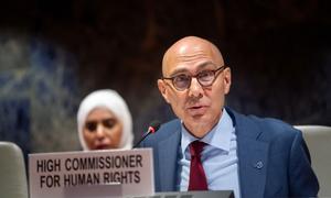 UN High Commissioner for Human Rights Volker Türk. (file)