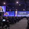UNODC की कार्यकारी निदेशक ग़ादा वॉली, अटलांटा में भ्रष्टाचार निरोधक सम्मेलन को सम्बोधित करते हुए.