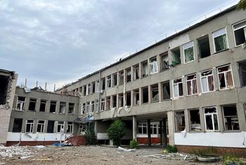 Ruins in the city of Nikolaev.