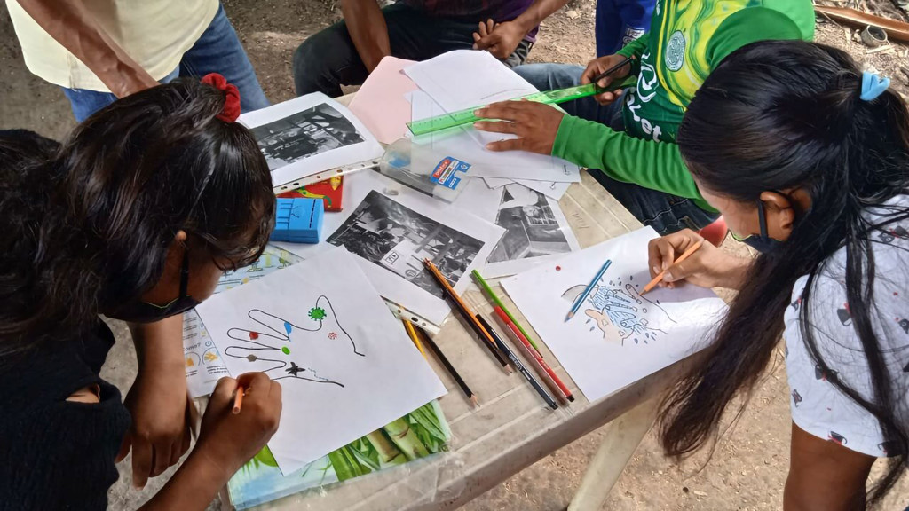 Atelier de production de matériel pédagogique et production d'un programme radio pour El canto del Tucan pour la prévention des maladies infectieuses négligées et COVID19.
